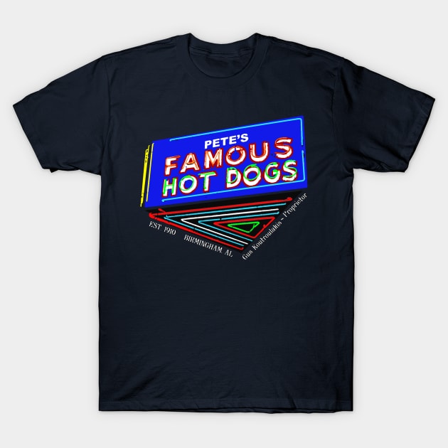 PETE'S FAMOUS HOT DOGS T-Shirt by thedeuce